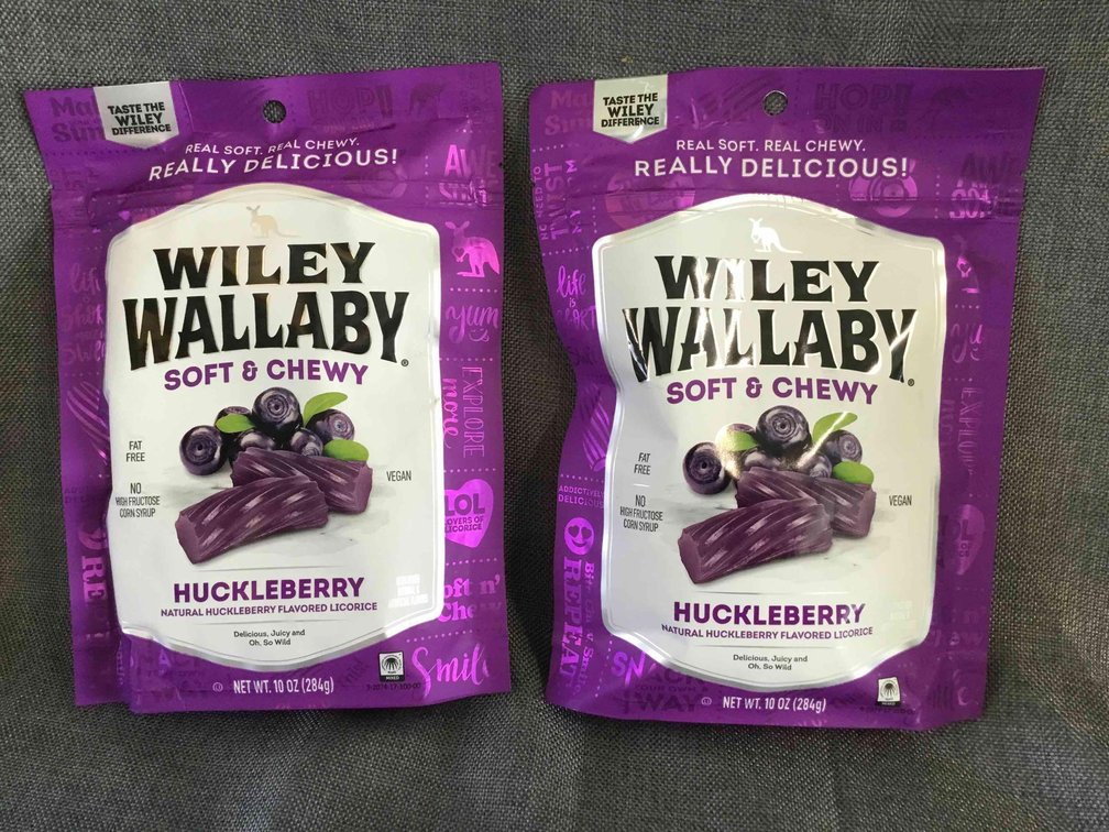 Two Bags of Huckleberry Licorice