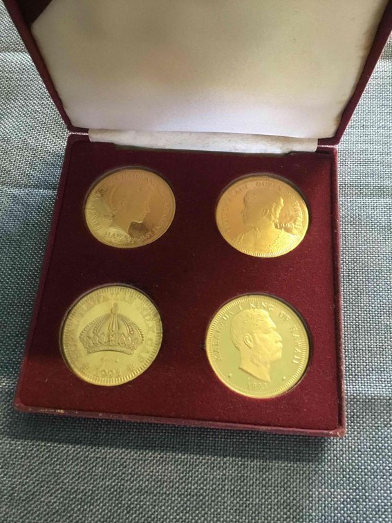 Gold plated POGS
