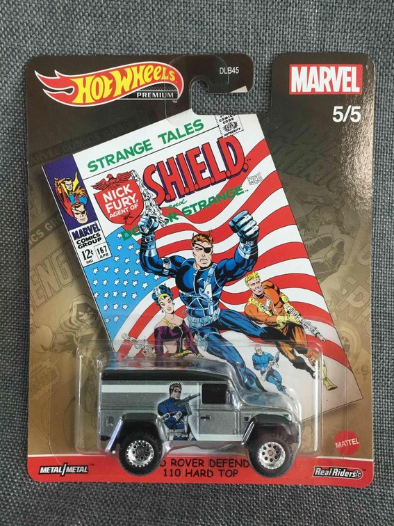 New Marvel Hotwheels