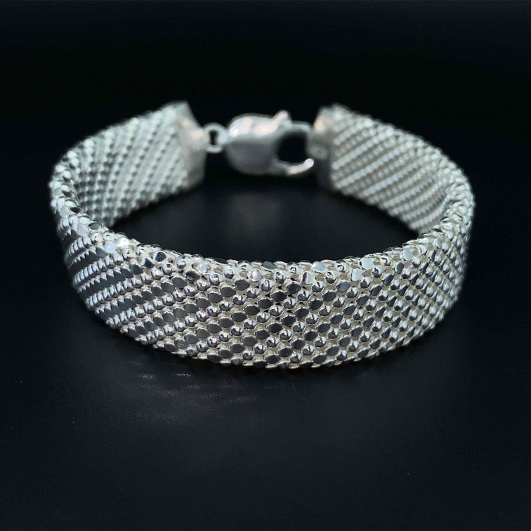 Sterling Silver 925 Thick Chain 7" Bracelet