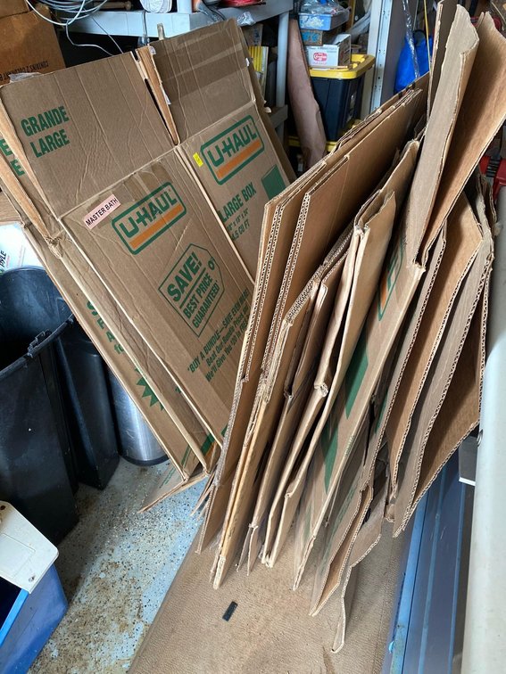 Large Lot of Used Moving Boxes 