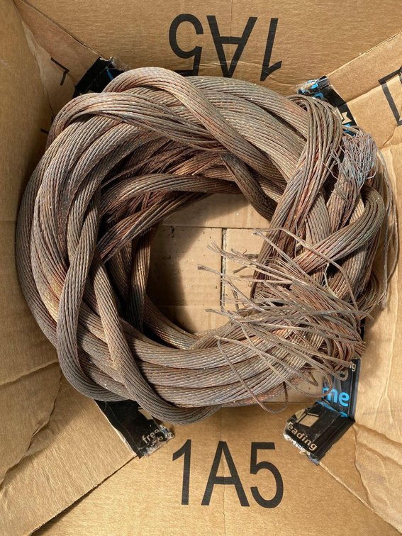 More than 30lb of Coiled Copper Wire