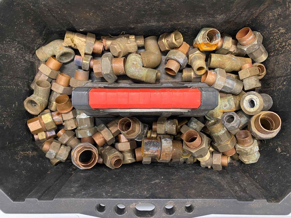Mixed Lot of Copper and Brass Connectors