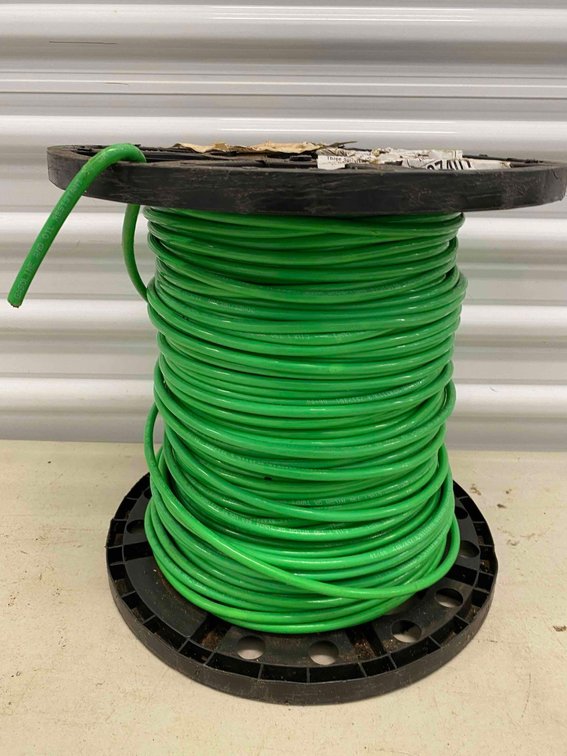 Copper THHN 6 Str CU Gri 500So Green PVC 600V Cable Wire
