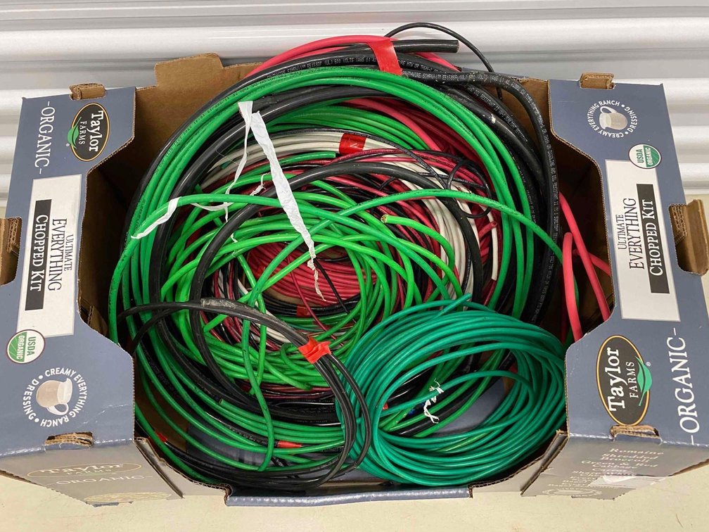 Mixed Lot of Various Copper Cable Wire 