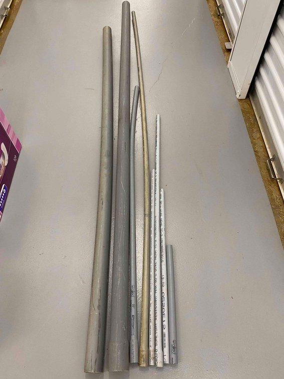 Mixed Size Electrical Conduit 