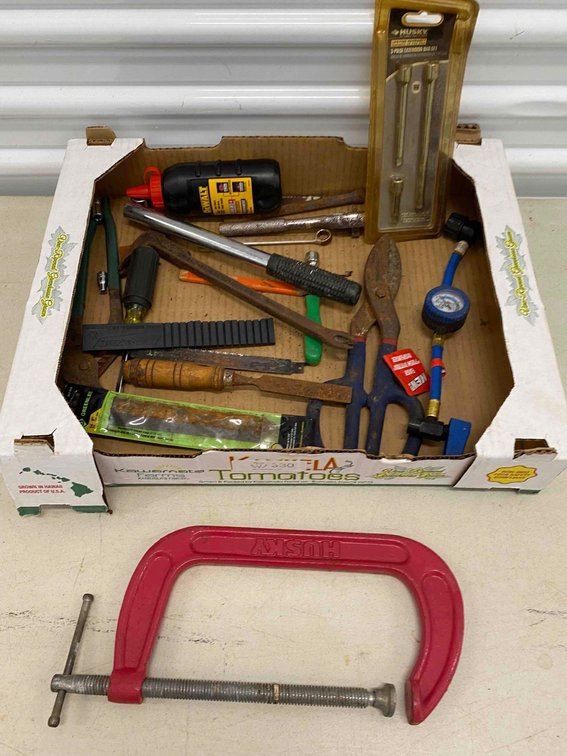 C Clamp, Pressure Gauge and More Hand Tools 