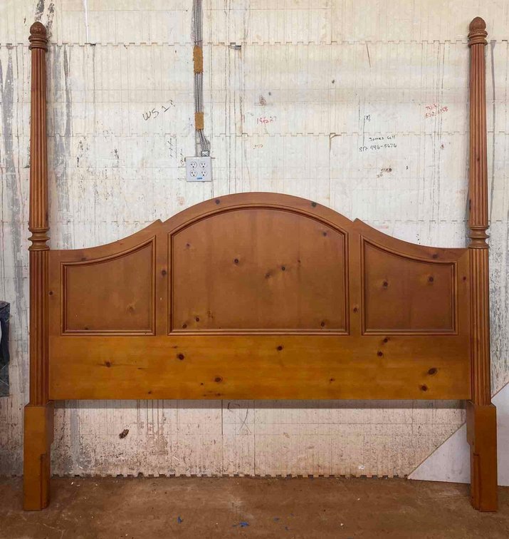 80 1/4" Wide Knotty Pine Head Board 