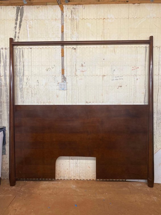 83" Wide Dark Wood Head Board 