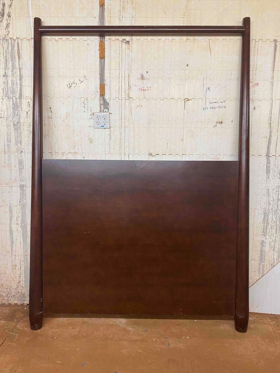 61" Wide Dark Wood Head Board 