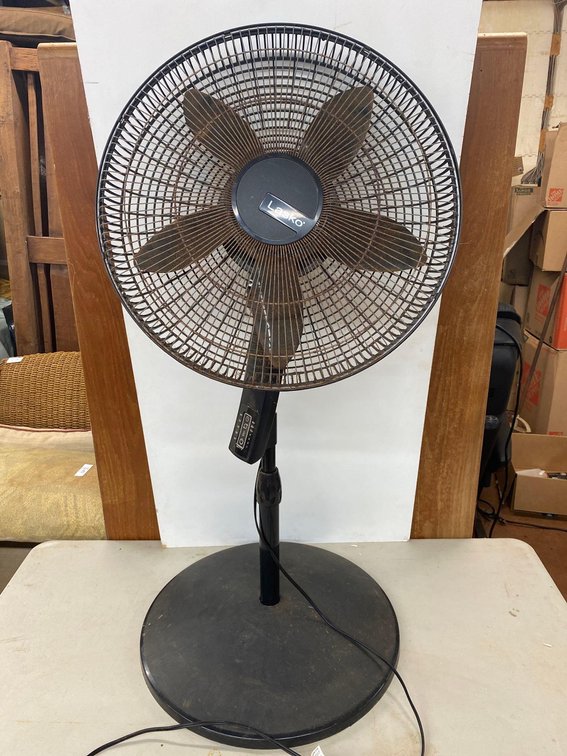 Black Lasko Pedestal Fan 