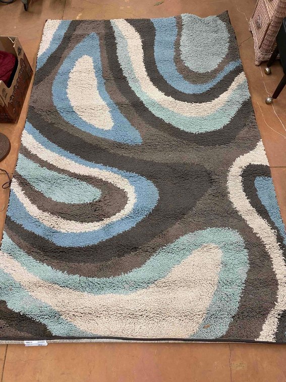 61" X 96" Mohawk Home "Ink Swirl" Area Rug 