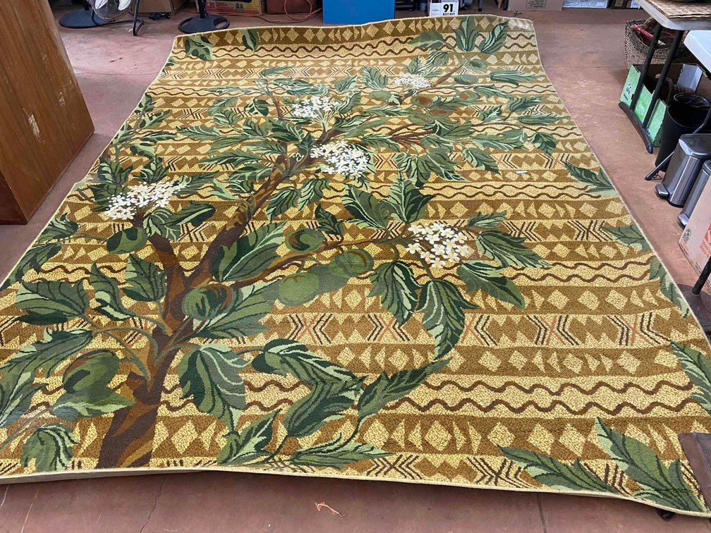 12ft X 9ft Tai Ping Scotchgard Protected Island Style Area Rug 