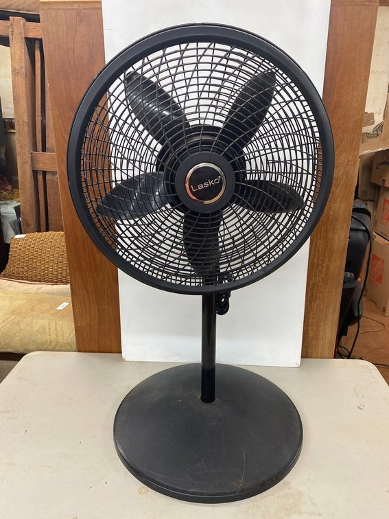 Black Lasko Pedestal Fan 