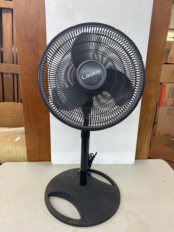 Black Lasko Pedestal Fan 