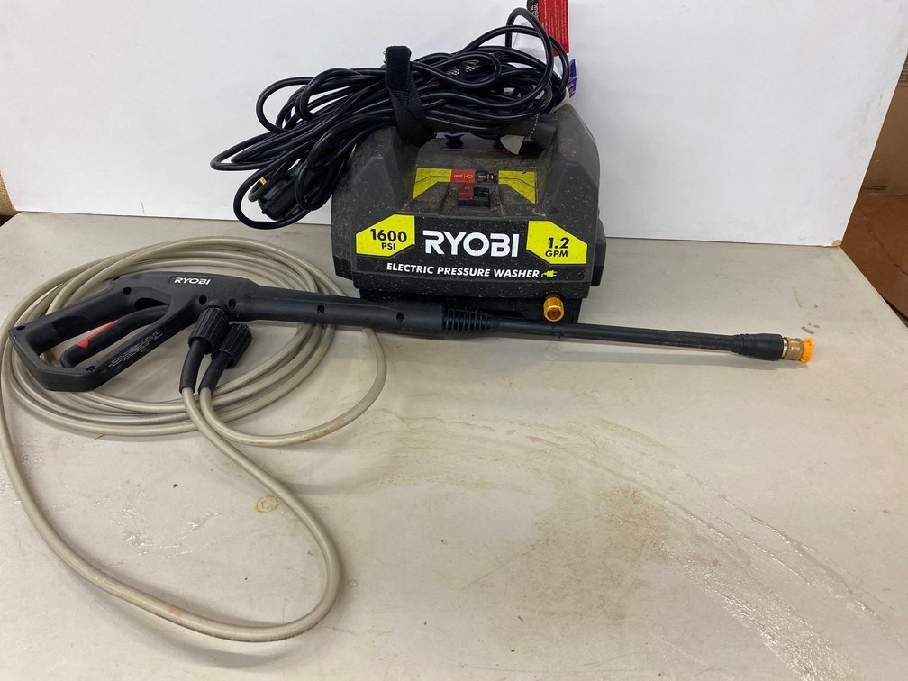 Ryobi 1600 PSI 1.2GPM Electric Pressure Washer 