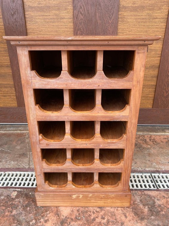 31 1/2" Tall Wooden Multi-Compartment Cabinet 