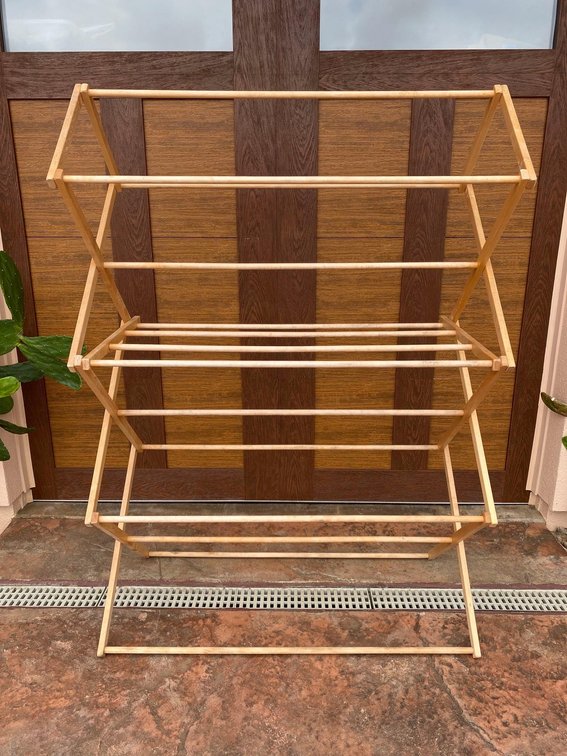 Pennsylvania Wood Works Folding Drying Rack 