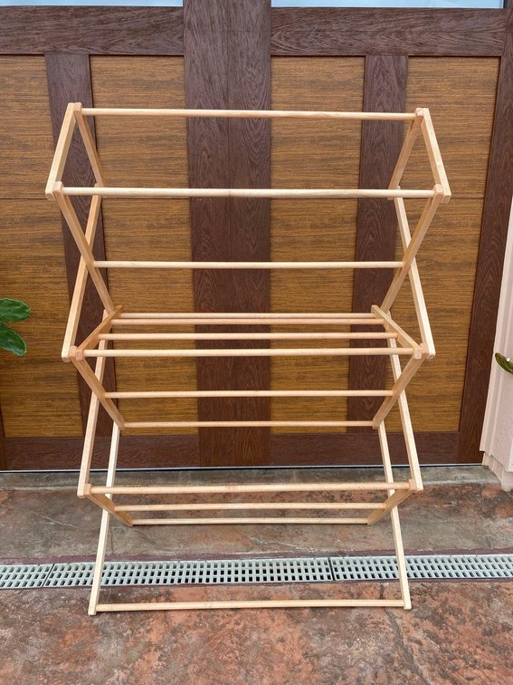 Pennsylvania Wood Works Folding Drying Rack 