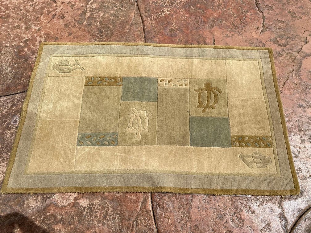 3ft X 5ft Honu Hawaiian Design Area Rug