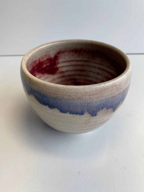 5" Round Glazed Ceramic  Soup/Side Bowl