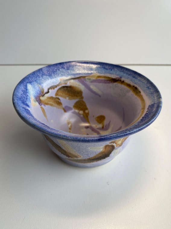5" Round Glazed Ceramic "Kauai"  Soup/Side Bowl