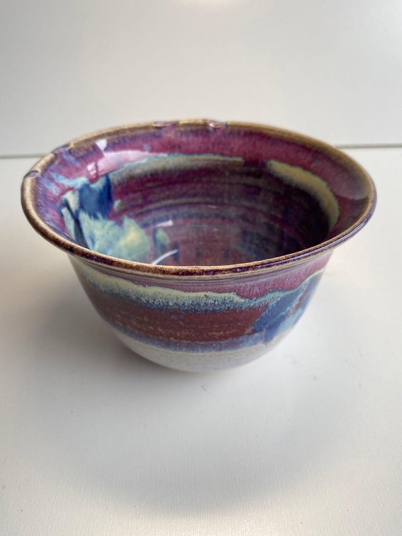 5" Round Glazed Ceramic "Kauai"  Soup/Side Bowl