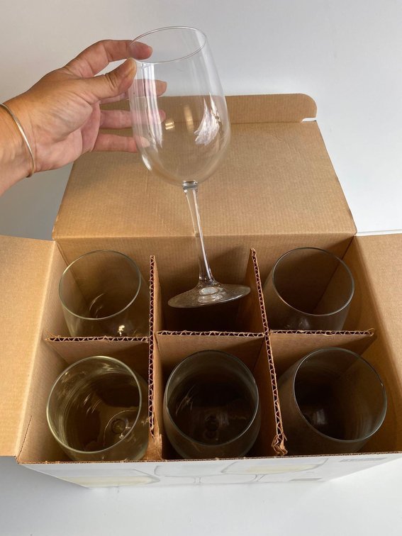Libbey Set of 6 Oversized Wine Goblet 
