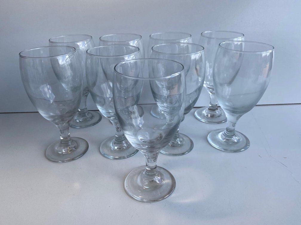 Set of 9 Water Goblets 