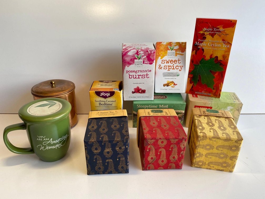 Lidded "You Are An Amazing Woman" Tea Cup, Mixes Teas and Coffee Contain 