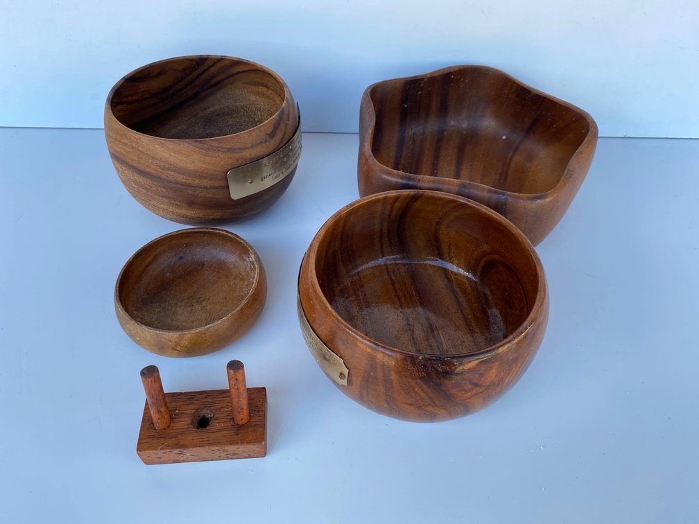 Monkey Pod and Wood Bowls/Displays