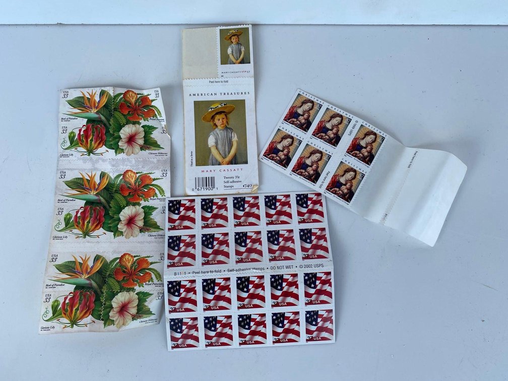 33 and 37  Cent Postage Stamps 