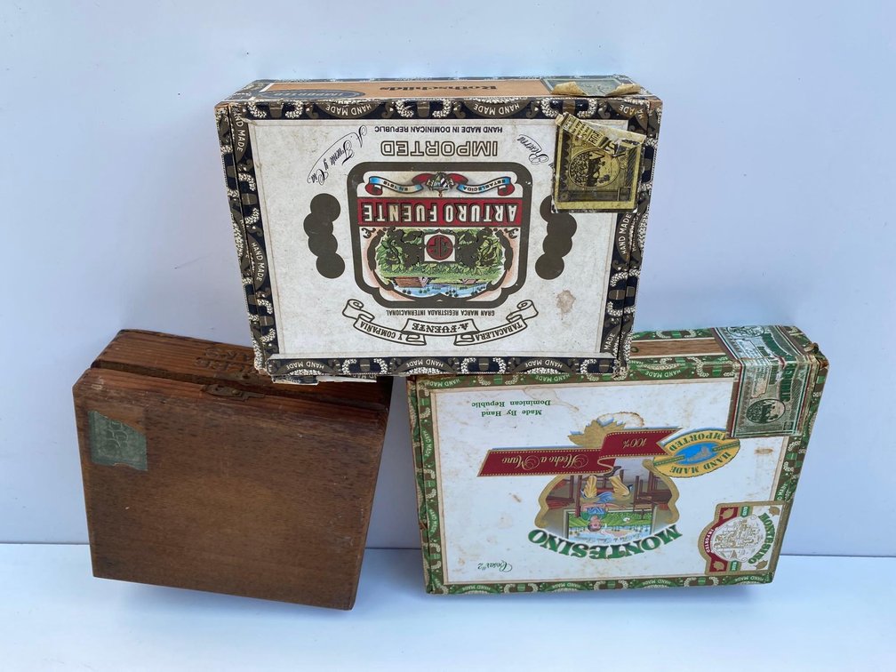 (X's 3) Cigar Boxes 