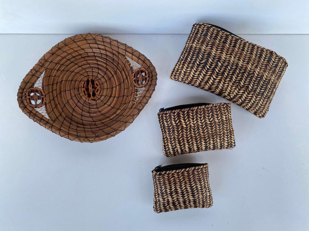 Woven Design Decor and Change Purses 