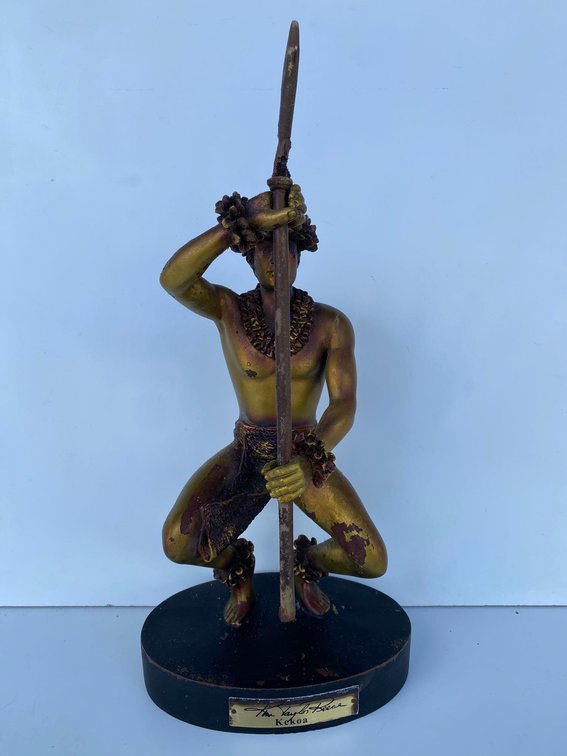 Kim Taylor Reece "Kekoa" Hawaiian Hula Statue