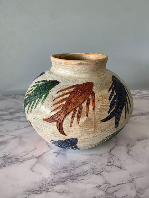Dolores Porras Mexico Ceramic Pot