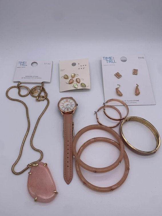 Pink Fashion Jewelry Lot