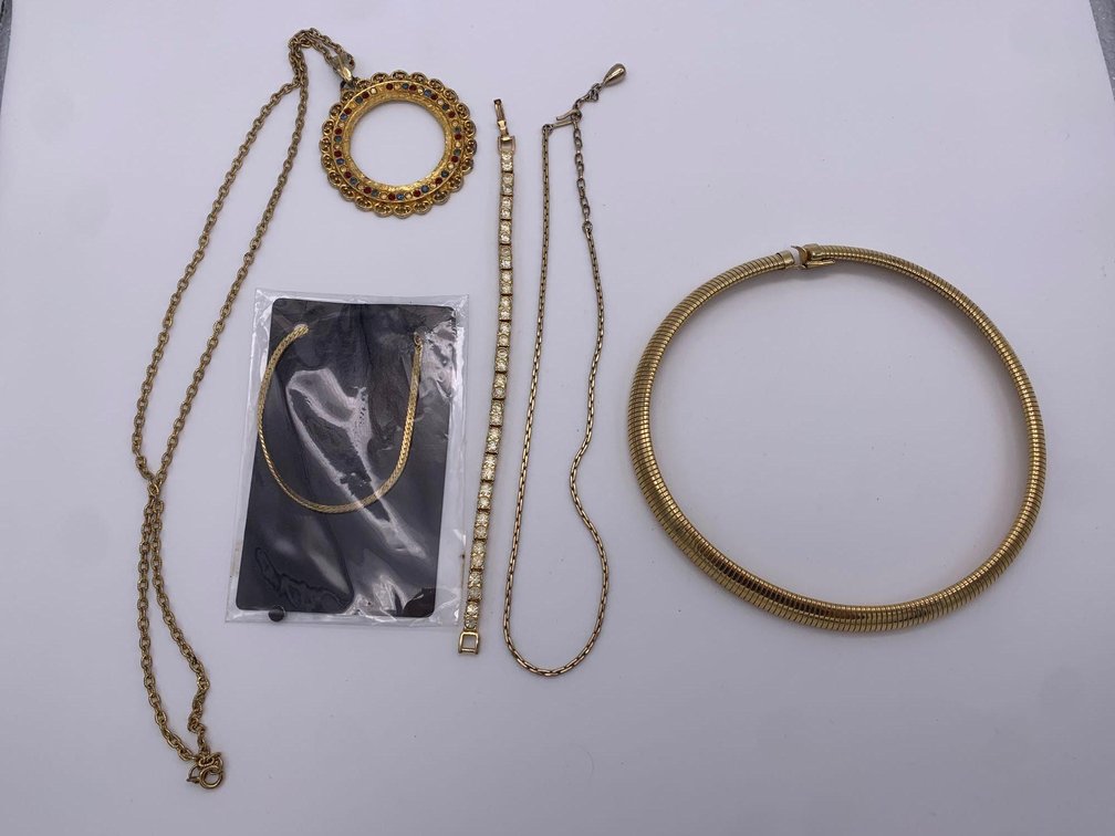 Gold Tone Jewelry Lot
