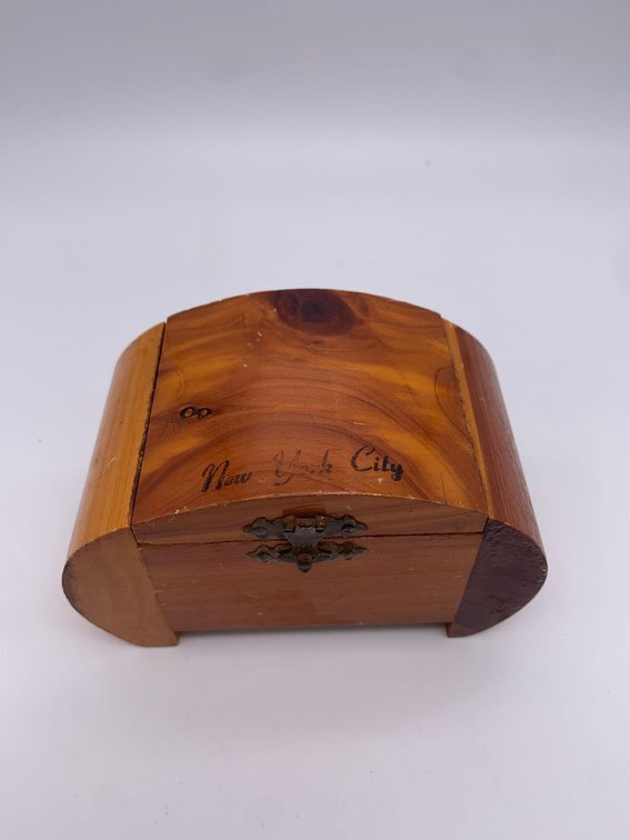 New York City Stamped Wood Box