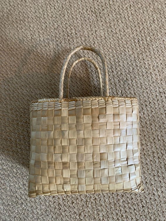  Natural Fiber Handled Bag