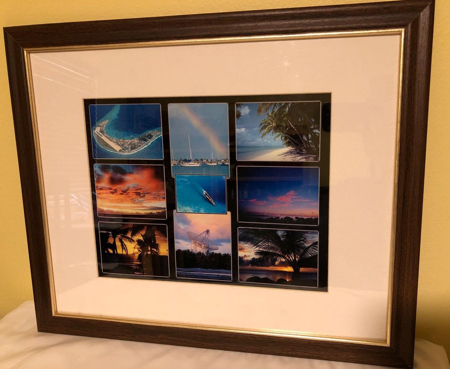Framed Kwajalein Atoll Picture Set