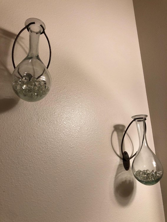 Pair of Wall Hanging Vases