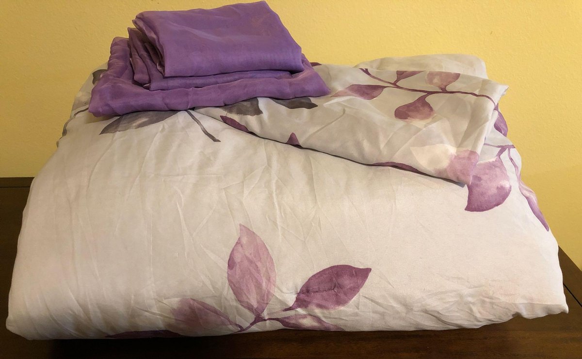 Twin Comforter and Curtain Set