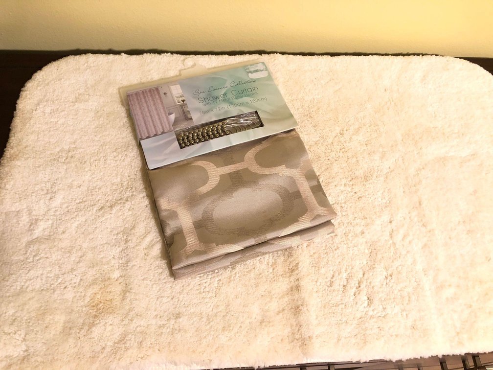 Bath Mat and Shower Curtain