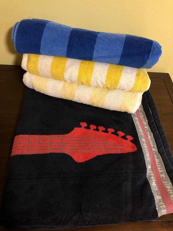 Four Beach Towels