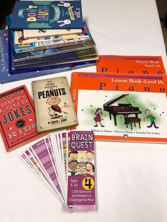 Kids Joke, Craft, and Learning Book Lot