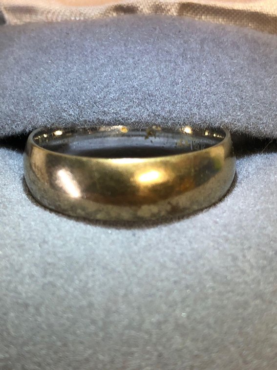 14K TW Gold Men's Wedding Band