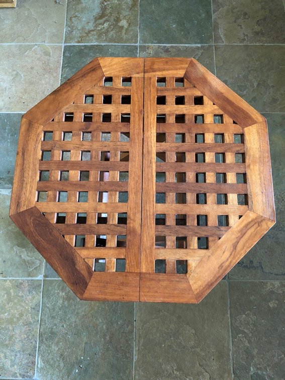 Outdoor Folding Wood Table