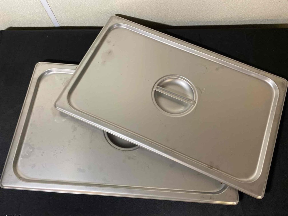 (X's 2) 21" X 13" Food Table Pan Lids 