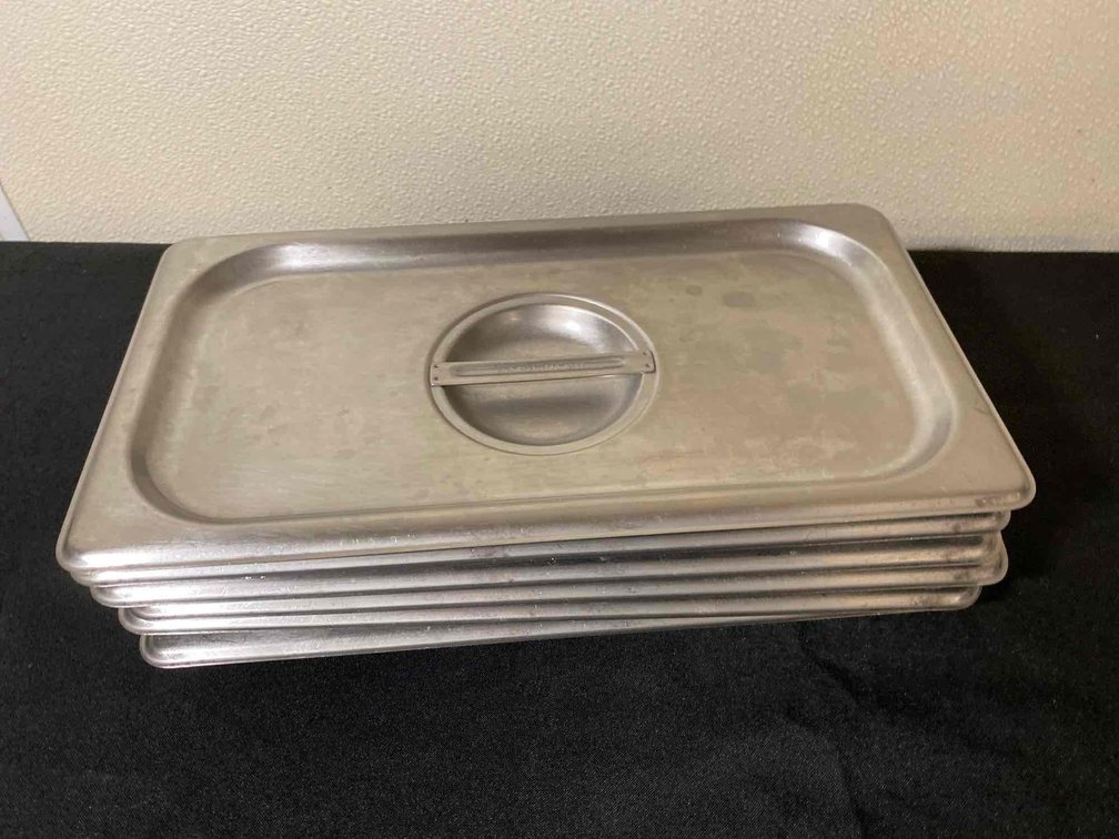 (X's 6) 13" X 7" Food Table Pan Lids 
